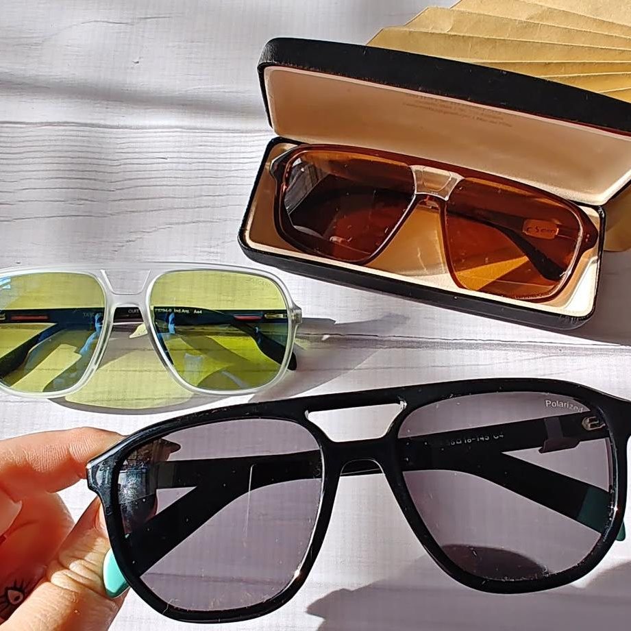 Anteojos de sol estilo aviator polarizado disponibles en Confort Óptica